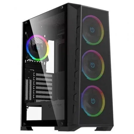 Hiditec Caja Gaming Semitorre MH12 Cristal Templado ATX con Panel USB Type-C, 4 Ventiladores ARGB, Soporte GPU 330mm y Radiadores 360mm (CHA010055) Hiditec Caja Gaming Semitorre MH12 Cristal Templado ATX con Panel USB Type-C, 4 Ventiladores ARGB, Soporte GPU 330mm y Radiadores 360mm (CHA010055)